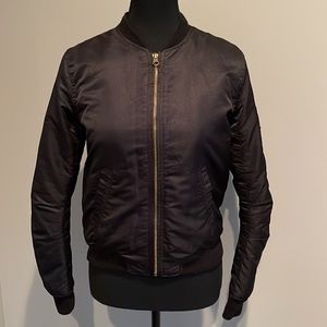 ARDENE Black Bomber Jacket. Size XS